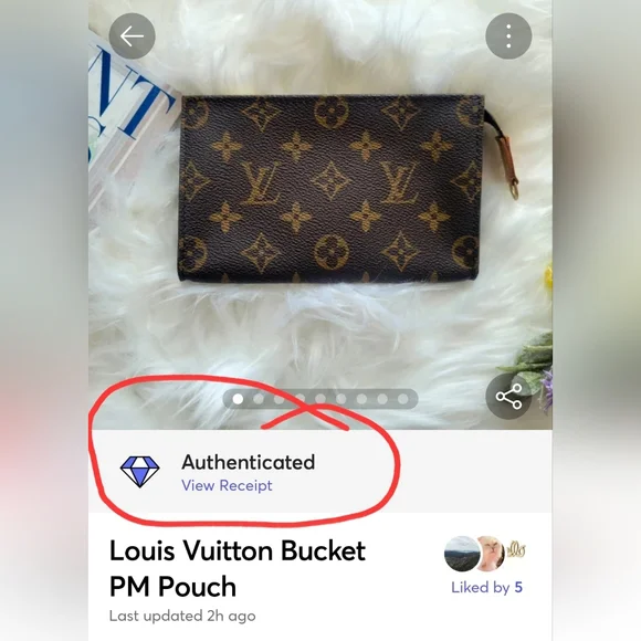 SOLD Louis Vuitton Bucket PM Pouch - Picture 10 of 10